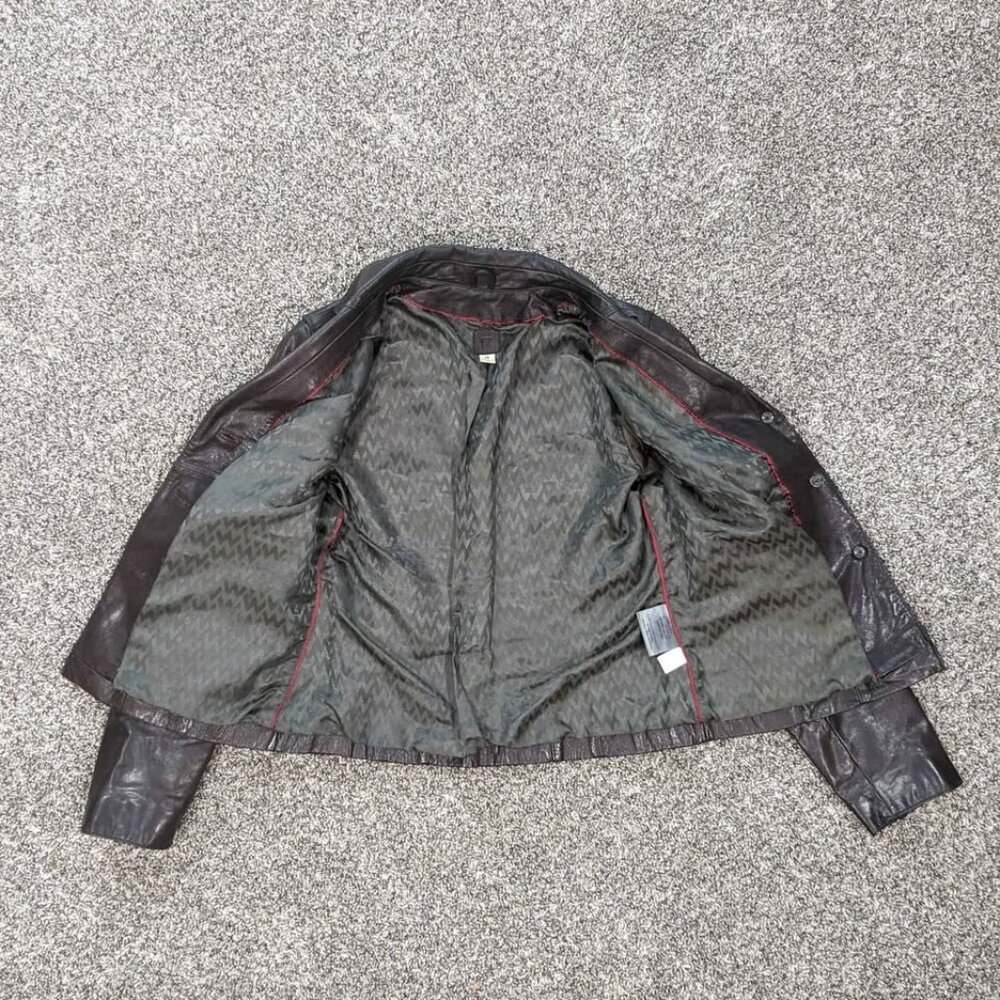 Wilsons Leather Vintage Jacket Size Medium Brown - Picture 3 of 10